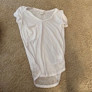 white t shirt, see through, extremely soft
